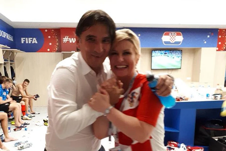 Grabar Kitarović: Ja sam nervoznija od izbornika Dalića