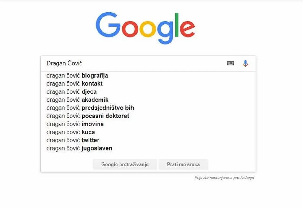 Građani BIH googlaju političare: Traže imovinu, visinu, izvanbračnu djecu...