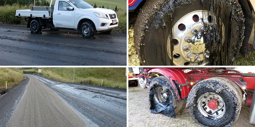 Val vrućine u Australiji - Rastopljeni asfalt gutao vozila