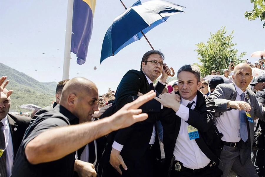 Odgođeno suđenje u slučaju napada na Vučića u Potočarima