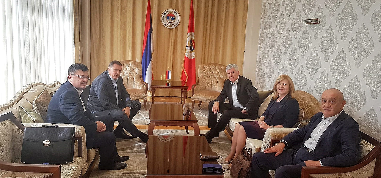 Dodik i Čović razgovarali u Istočnom Sarajevu 