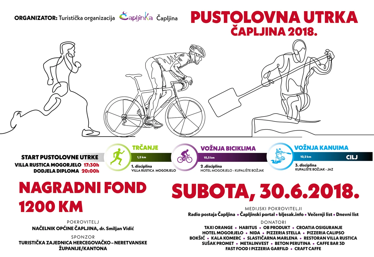 Čapljina domaćin Pustolovne utrke 2018.