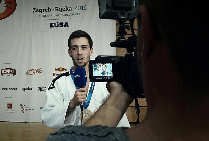 Petar Zadro na Mediteranskim igrama