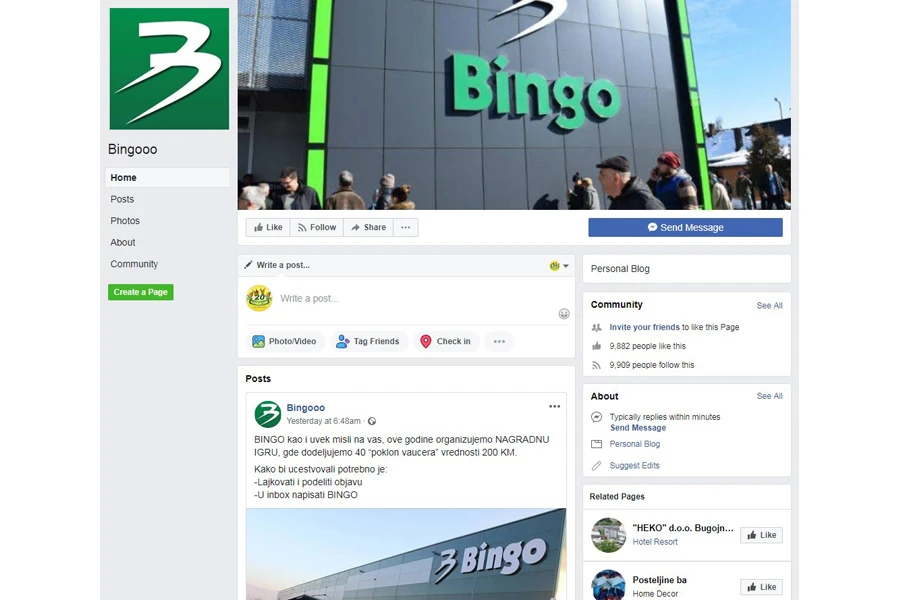 Lažna nagradna igra Binga