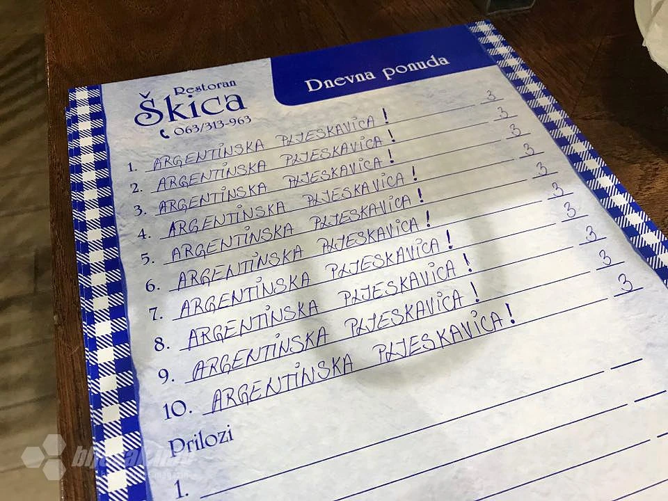 Mostarski restoran u ponudu uvrstio  ''argentinsku pljeskavicu''
