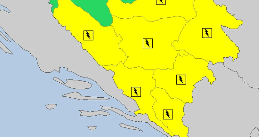 Opasna grmljavina stiže u Hercegovinu