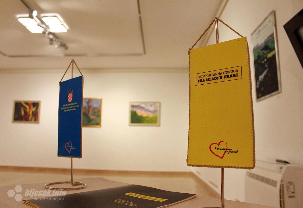 U Širokom Brijegu otvorena humanitarna izložba ''Pomozimo zajedno''