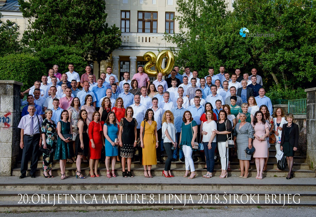 Široki Brijeg: Obilježeno 20 godina mature