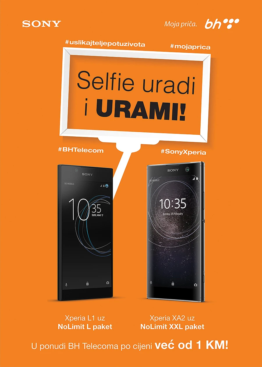 Promocija Sony Xperia XA2 i Sony Xperia L1 telefona