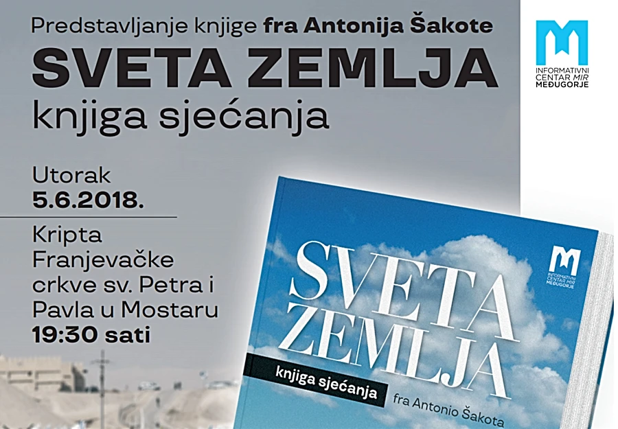 U Mostaru predstavljanje knjige fra Antonija Šakote