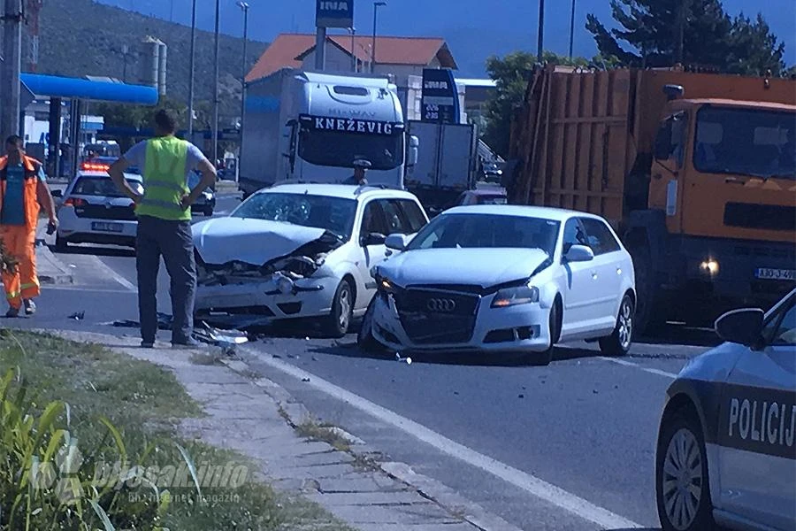 Mostar: Žestok sudar na izlazu iz grada
