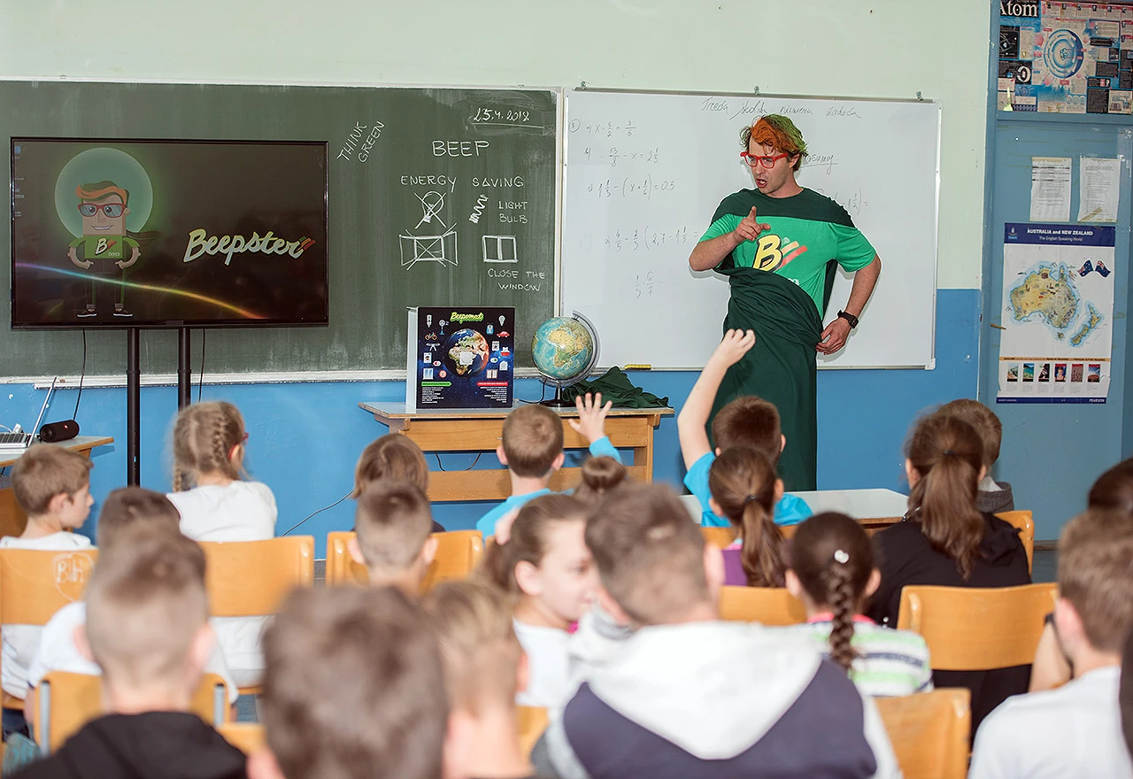 Super junak Beepster posjetio i mostarske osnovce