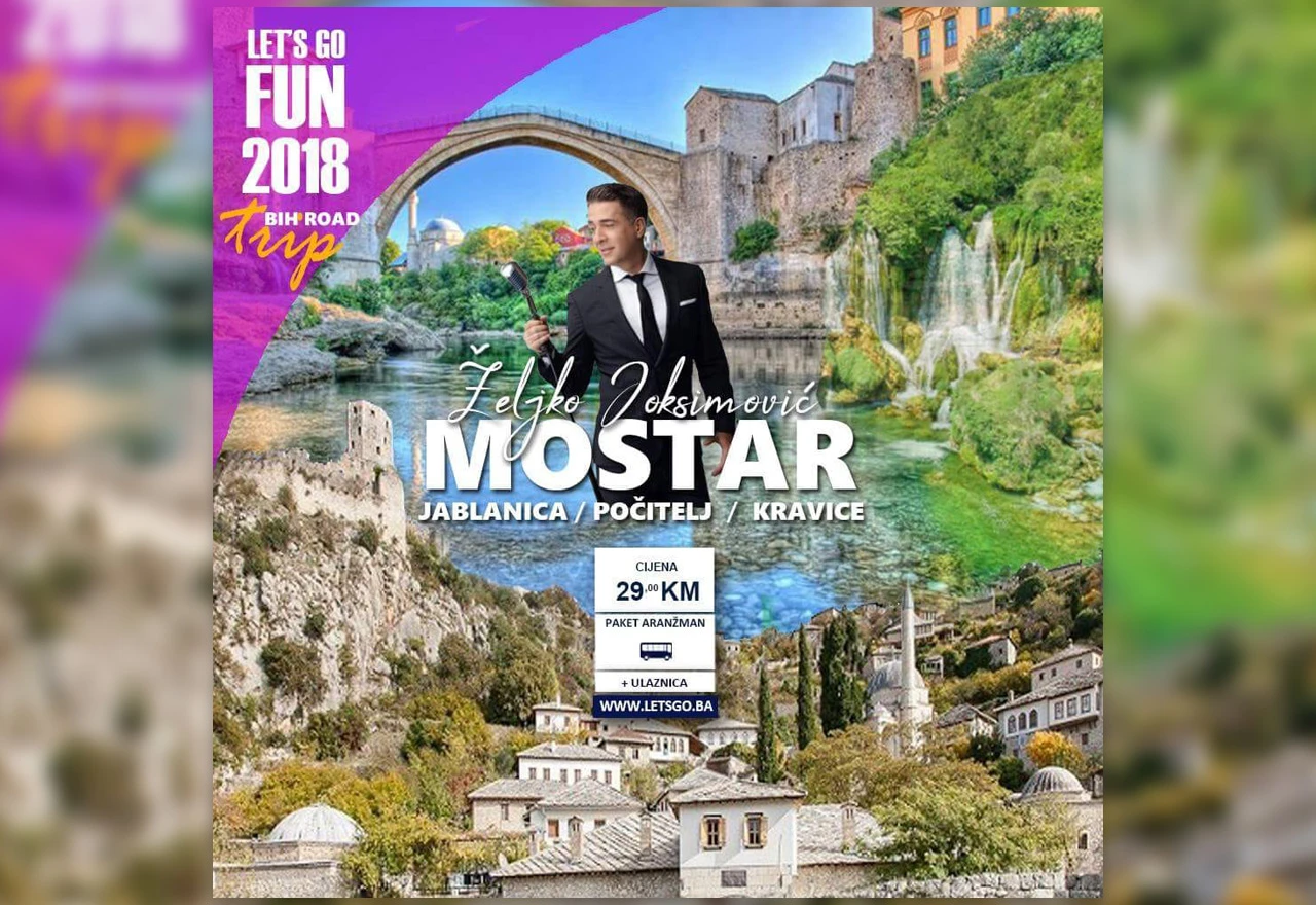 Fanovi iz cijele regije dolaze na koncert Željka Joksimovića u Mostaru