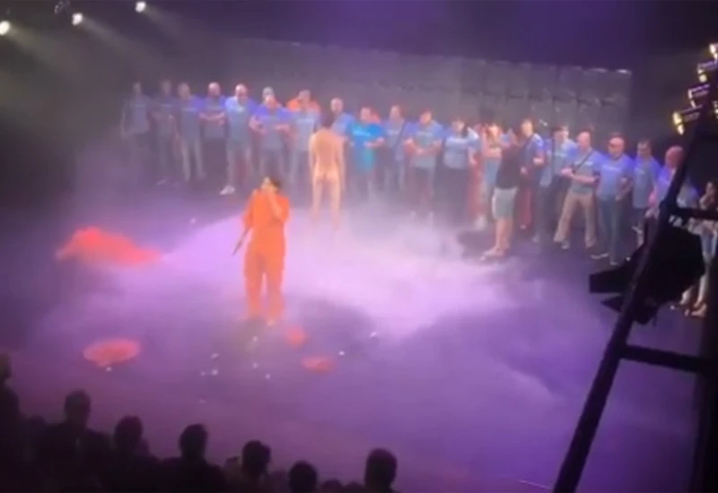 VIDEO | Prosvjednici prekinuli predstavu Olivera Frljića