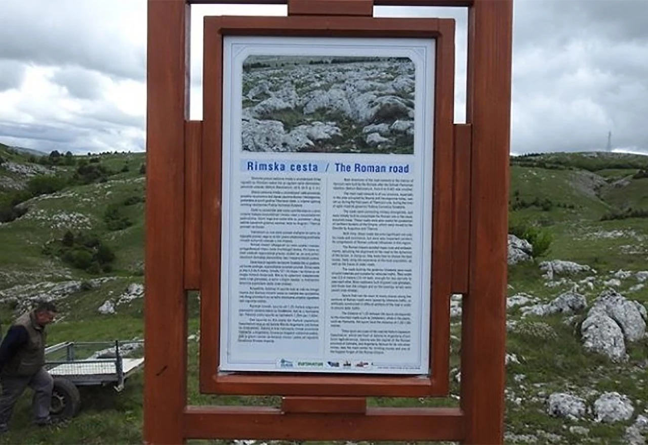 Označena rimska cesta i postavljeni edukativni panoi