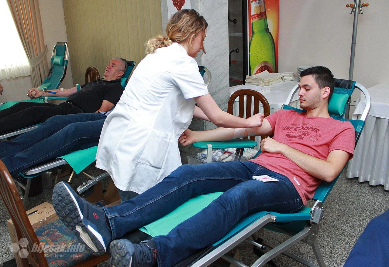 Široki Brijeg: U akciji dobrovoljnog darivanja krvi prikupljeno 96 doza