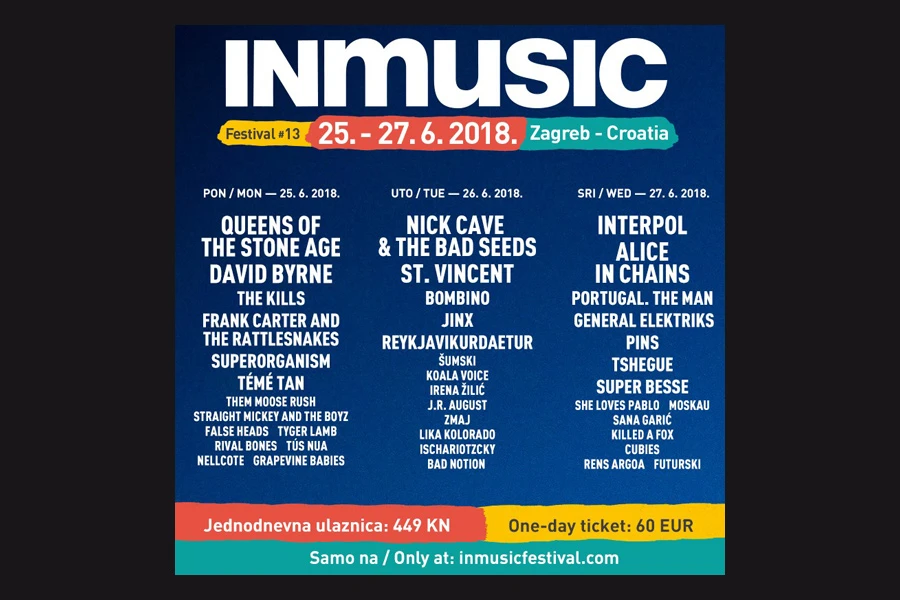 Jarun će ovog ljeta uzburkati Nick Cave, QOTSA, Alice in Chains…