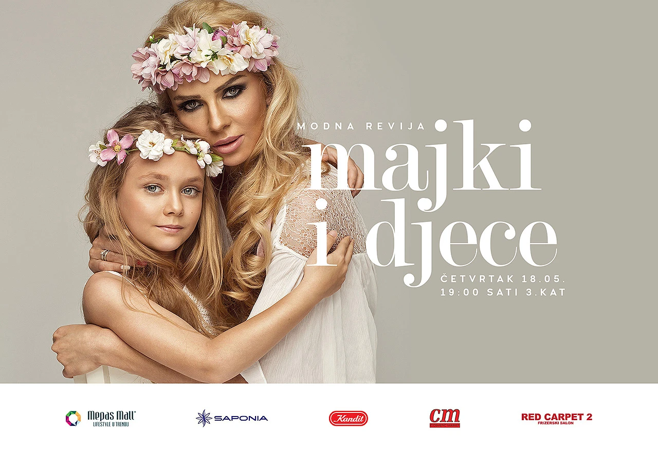 Modna revija mame i djece u Mepas Mallu