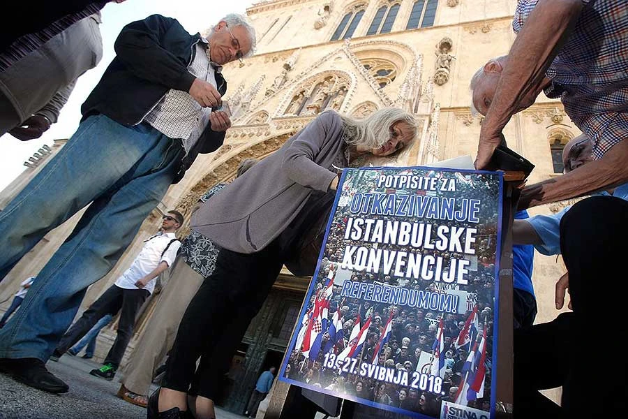 Hrvatska: Započelo prikupljanje potpisa za referendum o Istanbulskoj