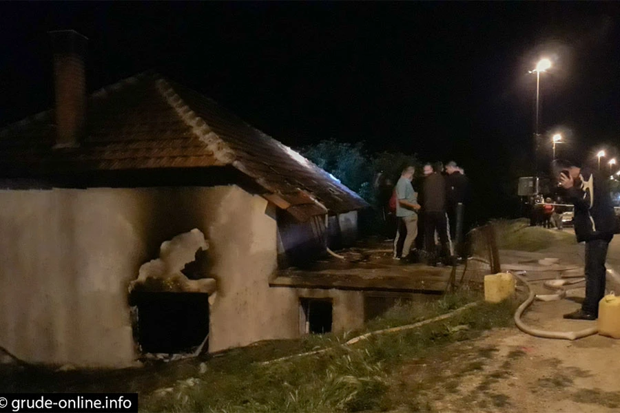 Grude: Požar u obiteljskoj kući, smrtno stradala jedna osoba