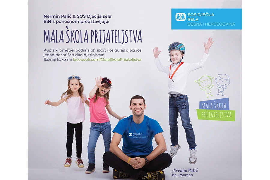 Najbolji bh. triatlonac Nermin Palić ambasador Male škole prijateljstva: 452 Ironman kilometra za djecu iz SOS Dječjih sela