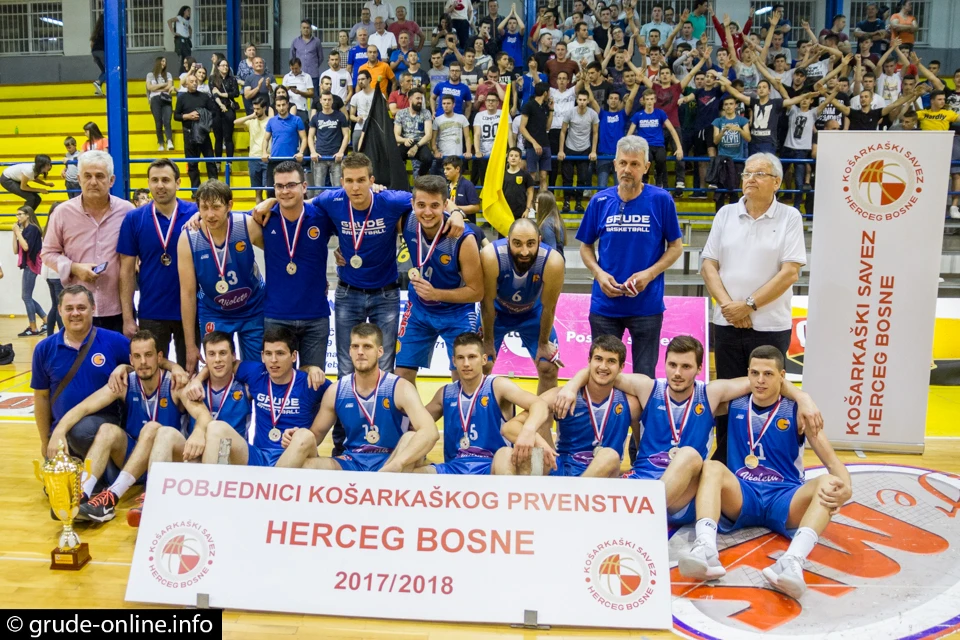 Košarkaši Gruda prvaci Herceg-Bosne