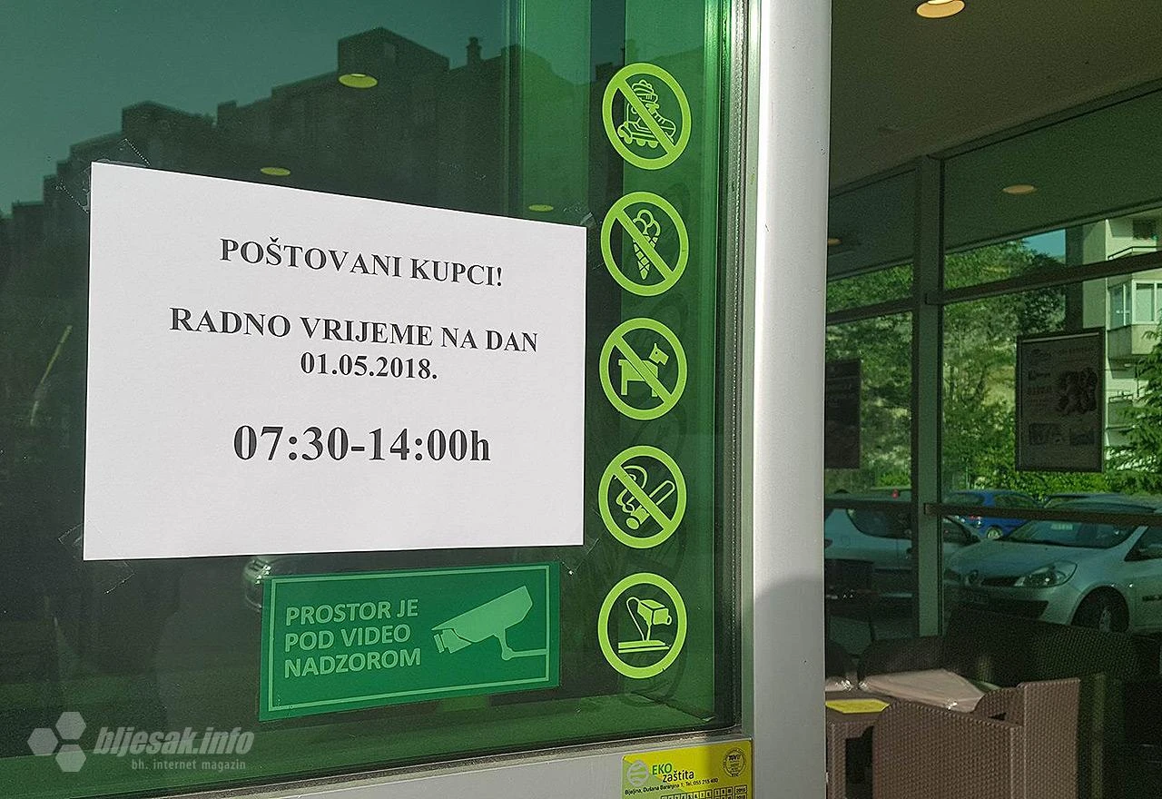 Radno vrijeme trgovina za Praznik rada