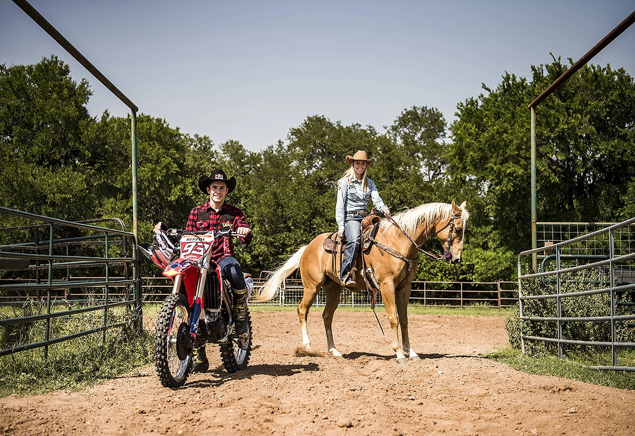 Dva kotača ili četiri noge: Marc Márquez protiv rodeo jahačice