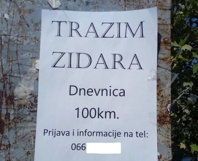 Dubrovčani po radnu snagu dolaze u Hercegovinu: Zidarima nude i 100 KM dnevno