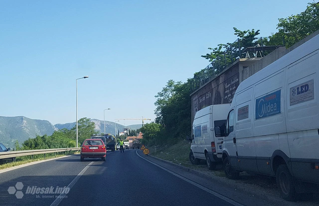 Mostar: Obustave prometa zbog asfaltiranja