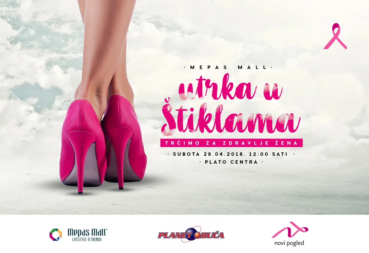 Mepas Mall Utrka u štiklama - Trčimo za zdravlje žena!