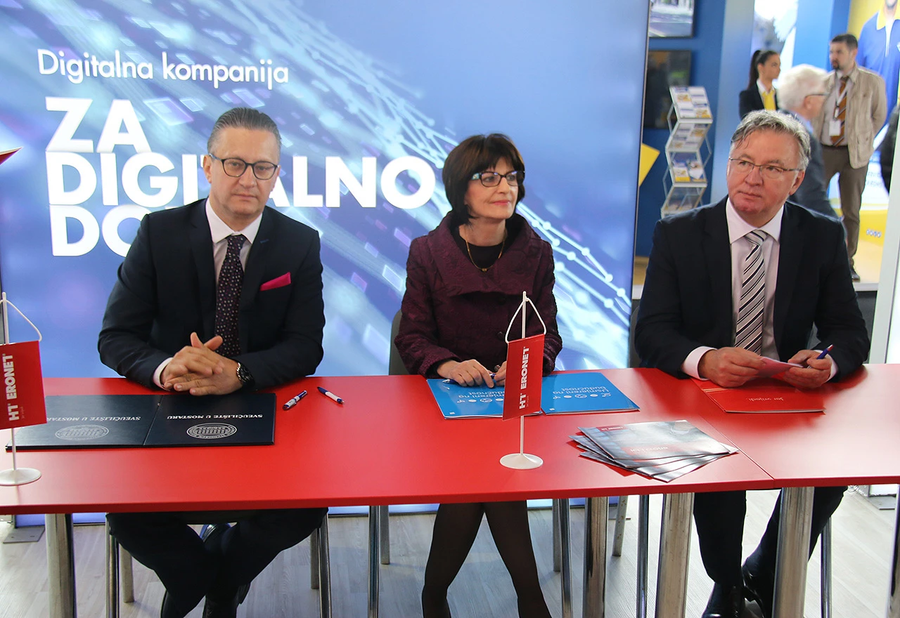 Mostarsko Sveučilište, Ericsson Nikola Tesla i HT Mostar potpisali sporazum o suradnji