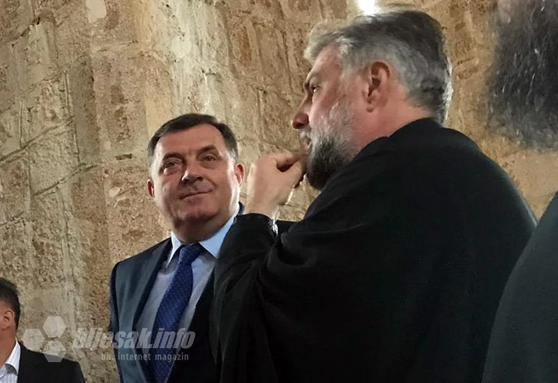 Dodik, Vučić i vladika Grigorije: Obnovom crkve, obnoviti Mostar