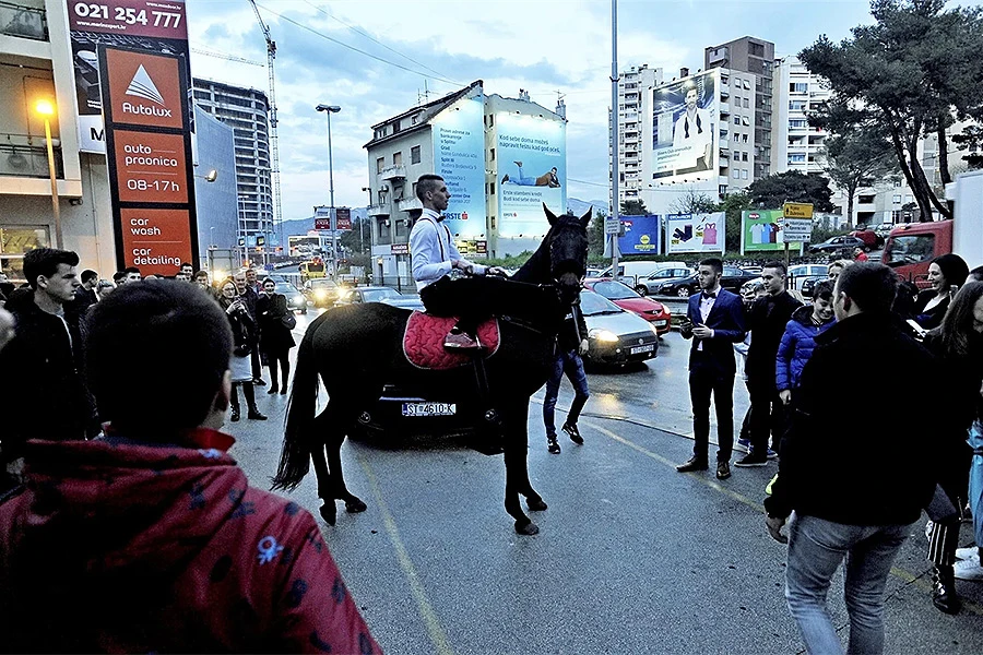 Na maturalnu zabavu dojahao na kobili