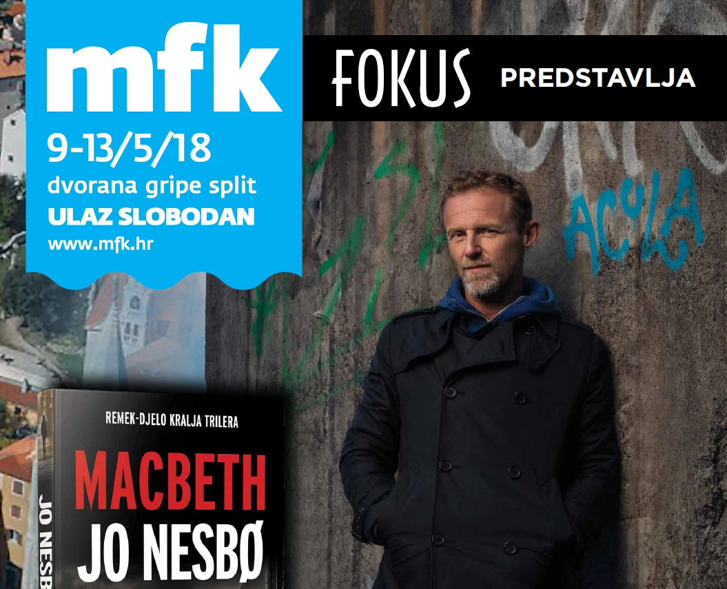 Jo Nesbo dolazi u Split predstaviti svoj novi roman Macbeth
