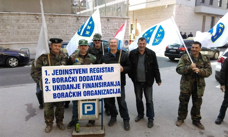 Borci ne odustaju: Prosvjed ispred zgrade Federalnog parlamenta