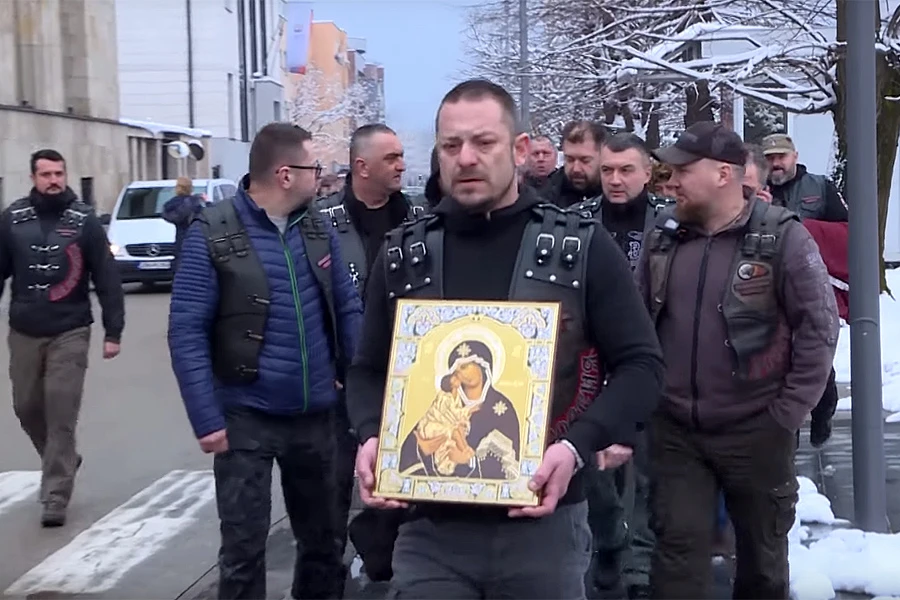 VIDEO | ‘Noćni vukovi’ stigli u Banja Luku s ciljem ‘obnove duhovnih veza sa Srbima’