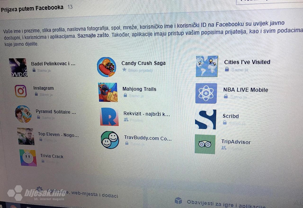 Što prije provjerite koje aplikacije imaju pristup vašim podacima na Facebooku