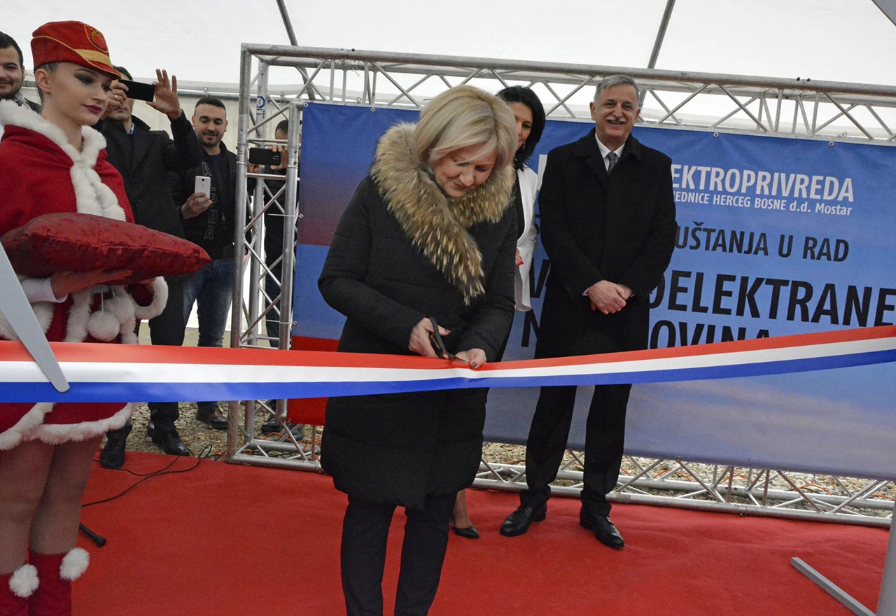 Tomislavgrad: Puštena u rad prva vjetroelektrana u BiH