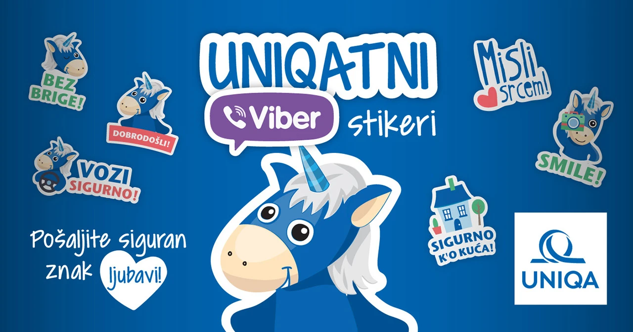 UNIQA Viber bot i UNIQAtni Viber stickeri