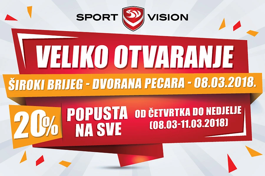 Veliko Sport Vision otvaranje u Širokom Brijegu