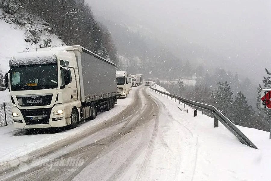 Česti zastoji na dionici Mostar-Jablanica