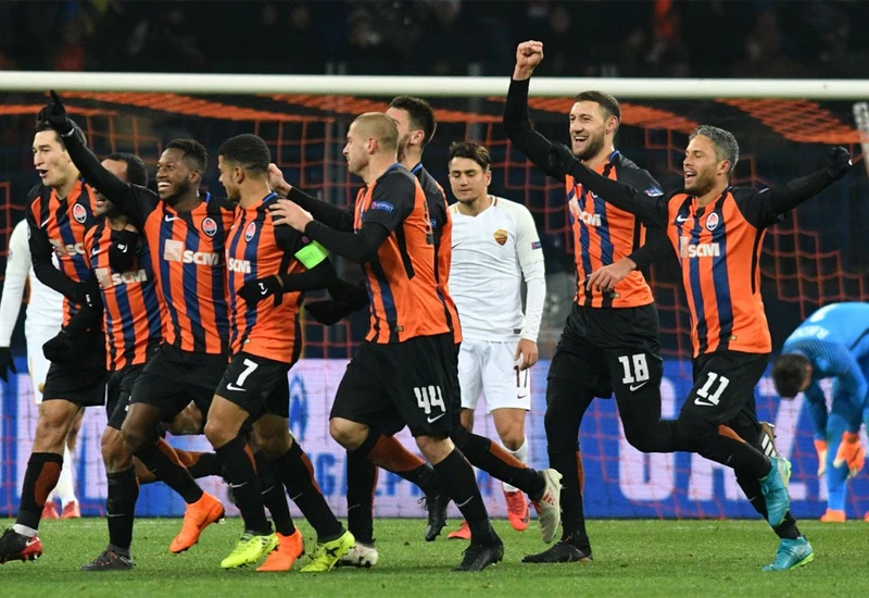 Šahtar preokretom slavio protiv Rome