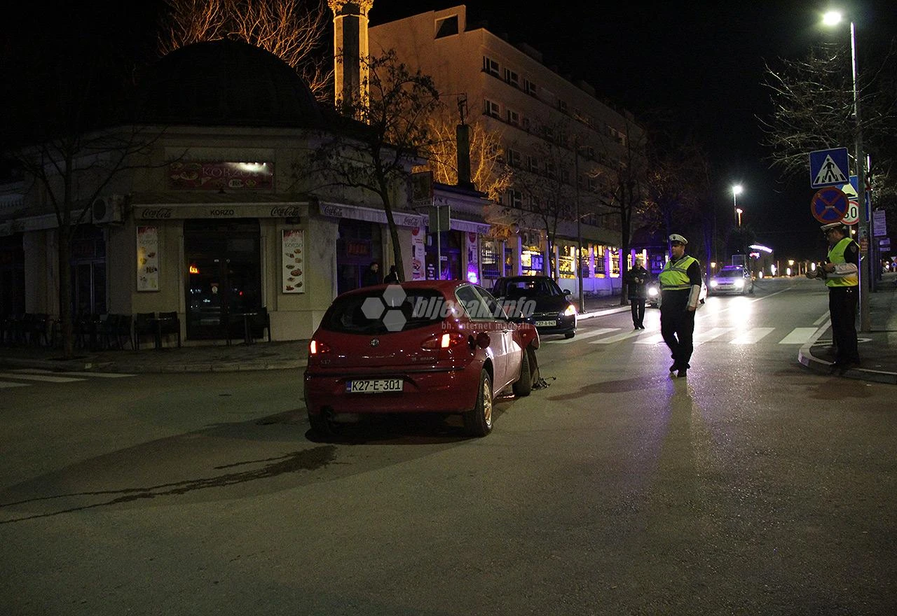 Teži sudar u središtu Mostara, jedna osoba ozlijeđena