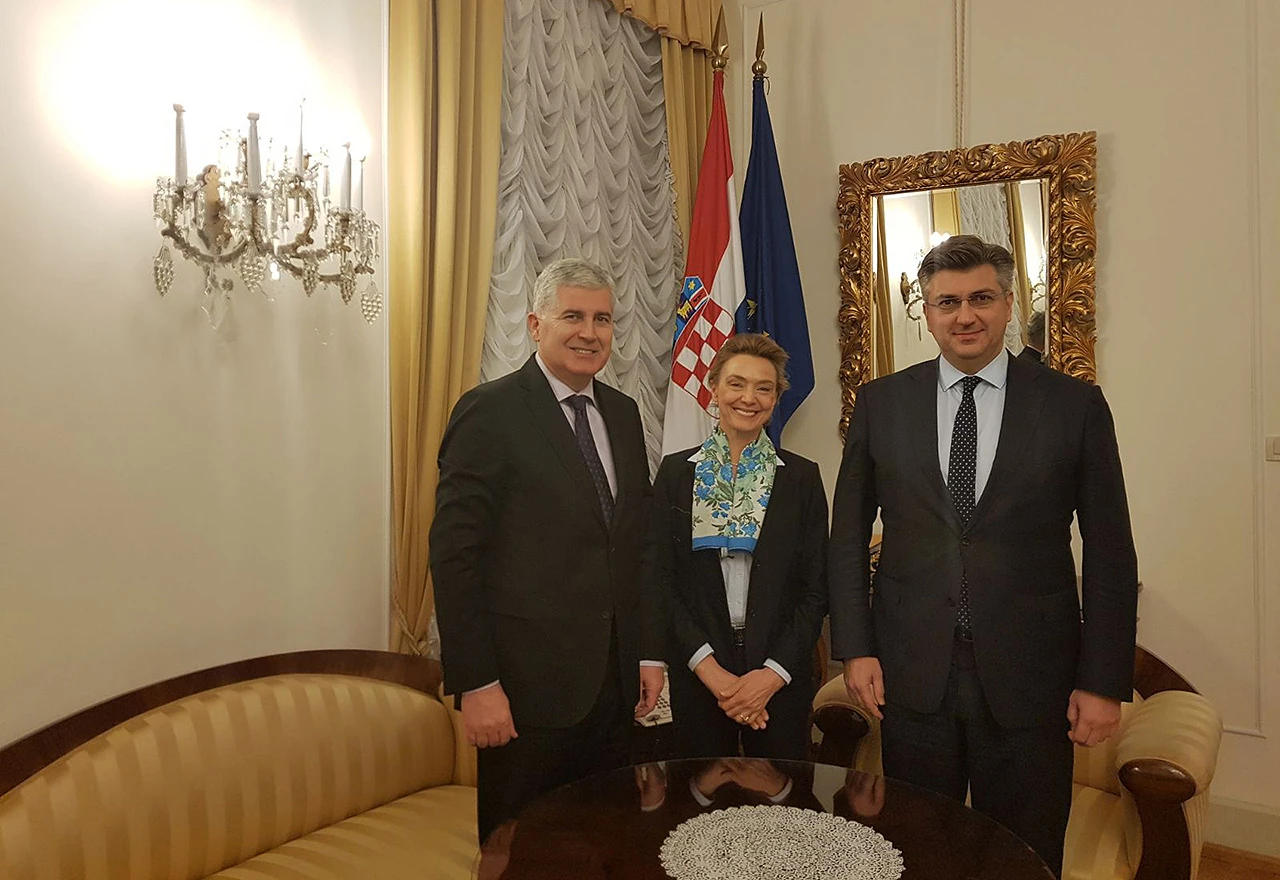Plenković s Čovićem o izbornim problemima u BiH