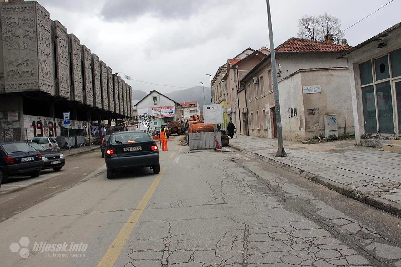 Nova faza u izgradnji kolektora: Oprez u prometu kod 'Razvitka'