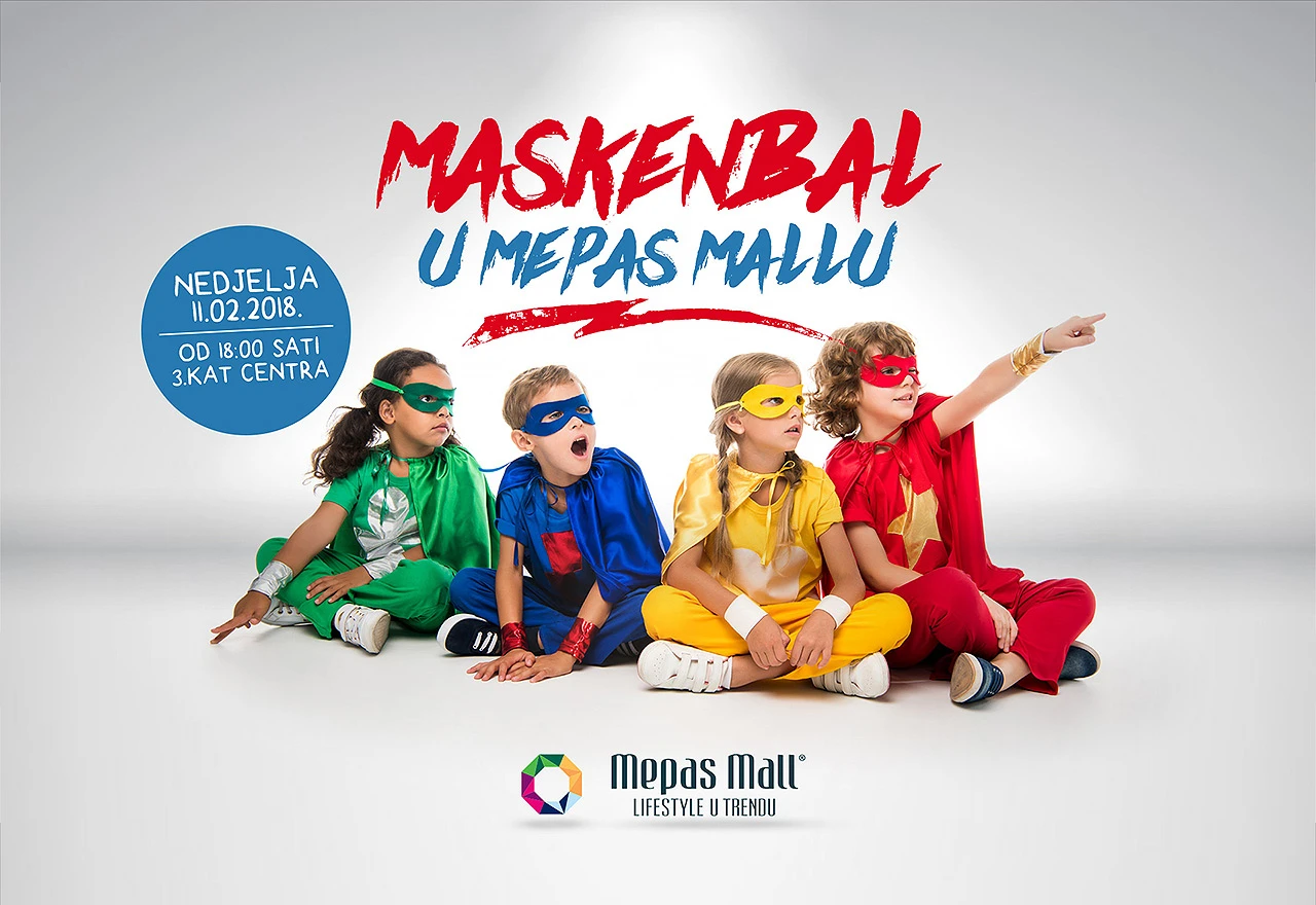 U nedjelju Mepas Mall Maskenbal