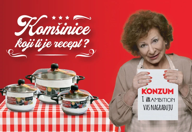 Konzum nastavlja nagrađivati susjede sa najboljim receptima