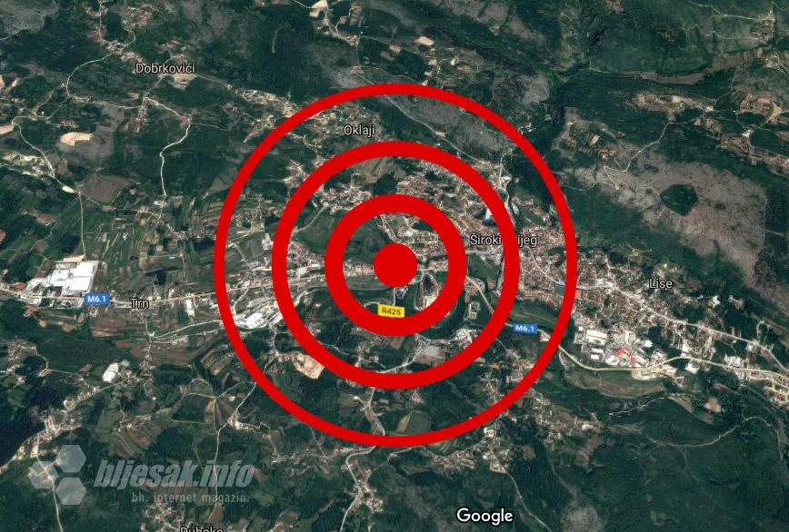 Novi potres pogodio Hercegovinu