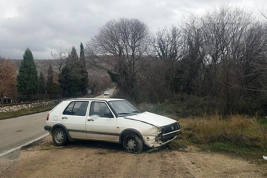 Mostar - Čitluk: Golfom udario u zid